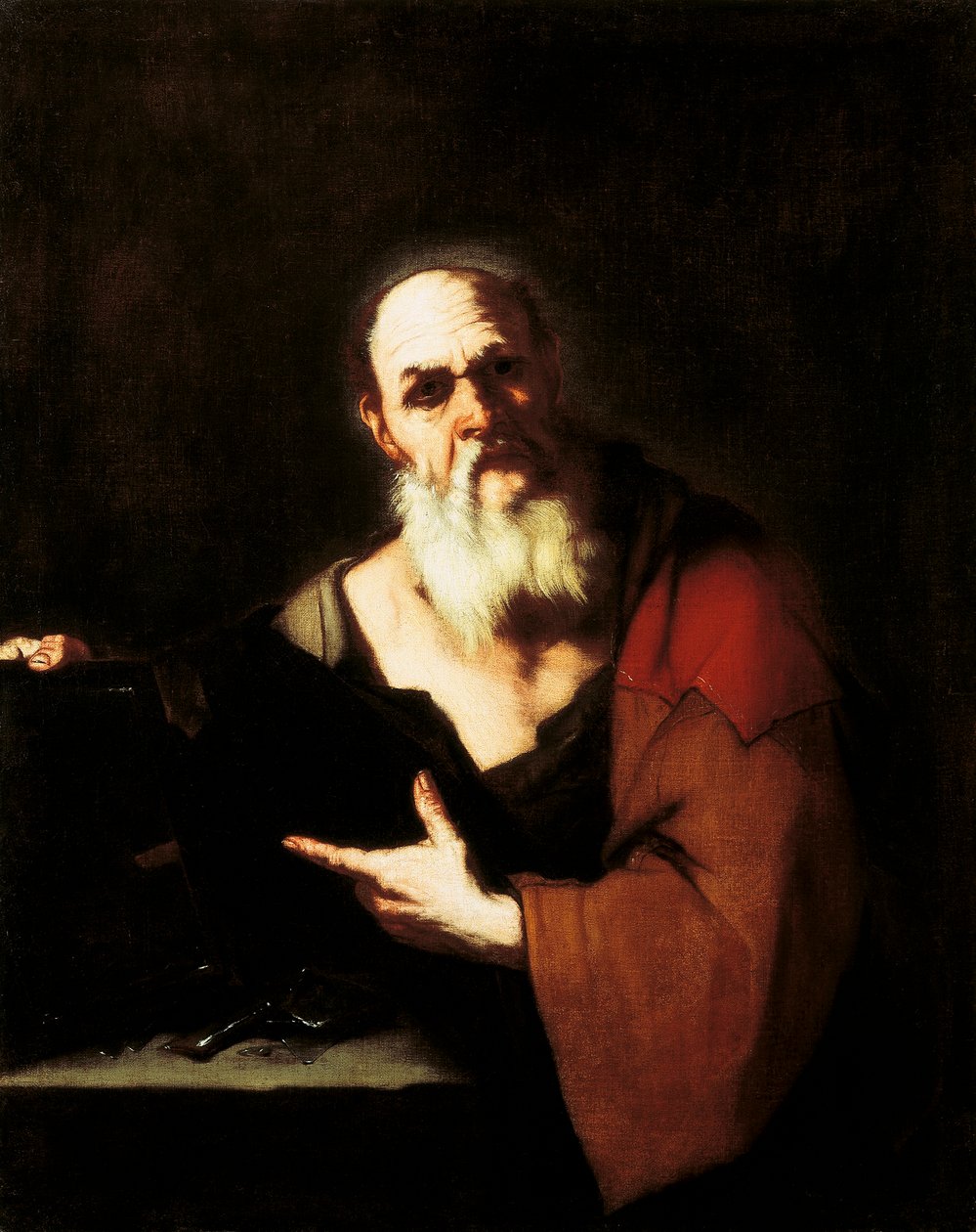 Szókratész, Luca Giordano (1634-1705), olaj, vászon alkotó: Luca Giordano