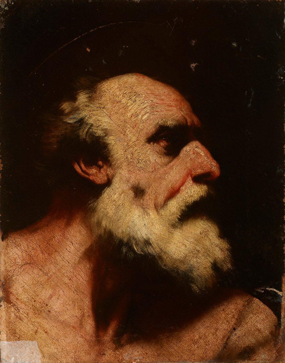 Szent Bertalan (a festmény részlete) alkotó: Luca Giordano