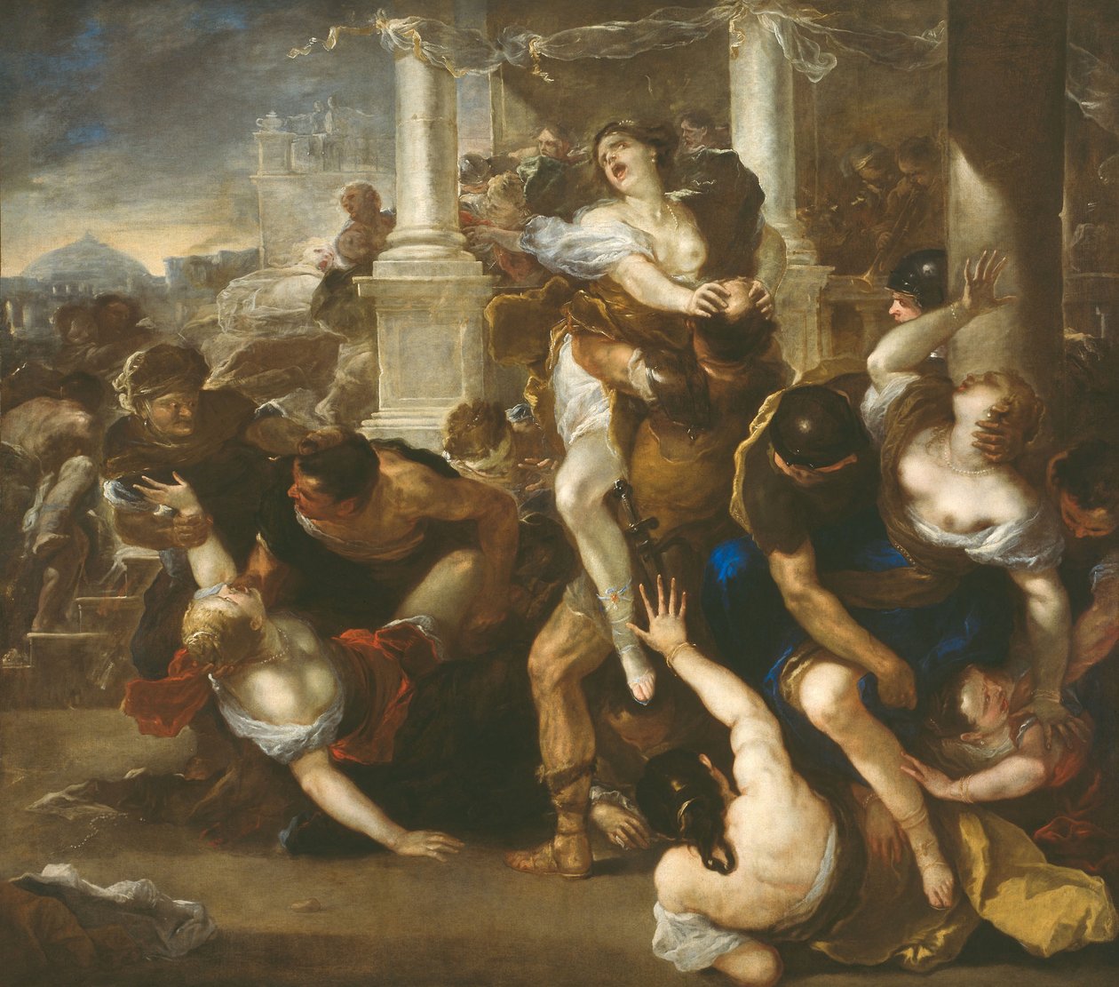 A szabin nők elrablása alkotó: Luca Giordano