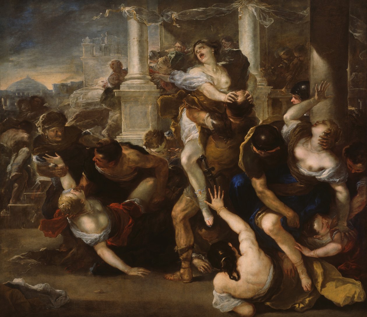 A szabin nők elrablása, 167580. alkotó: Luca Giordano