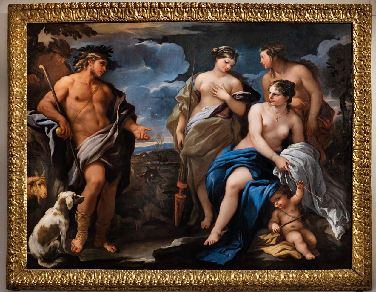 Párizs ítélete, 17. század második fele (olaj, vászon) alkotó: Luca Giordano