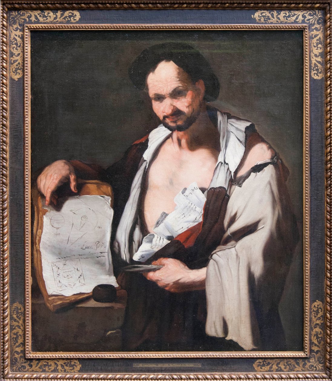 A filozófus Thalész Milétoszi alkotó: Luca Giordano