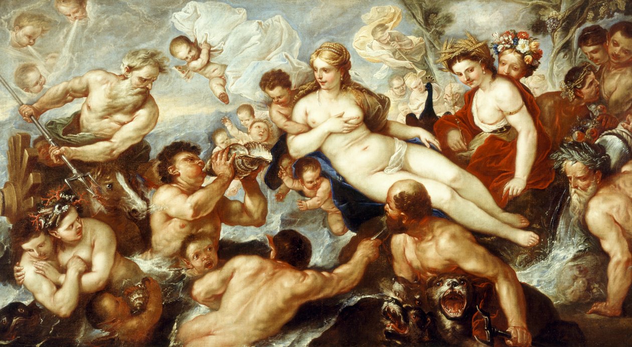 Perszephoné visszatér, Luca Giordano, olaj, vászon alkotó: Luca Giordano