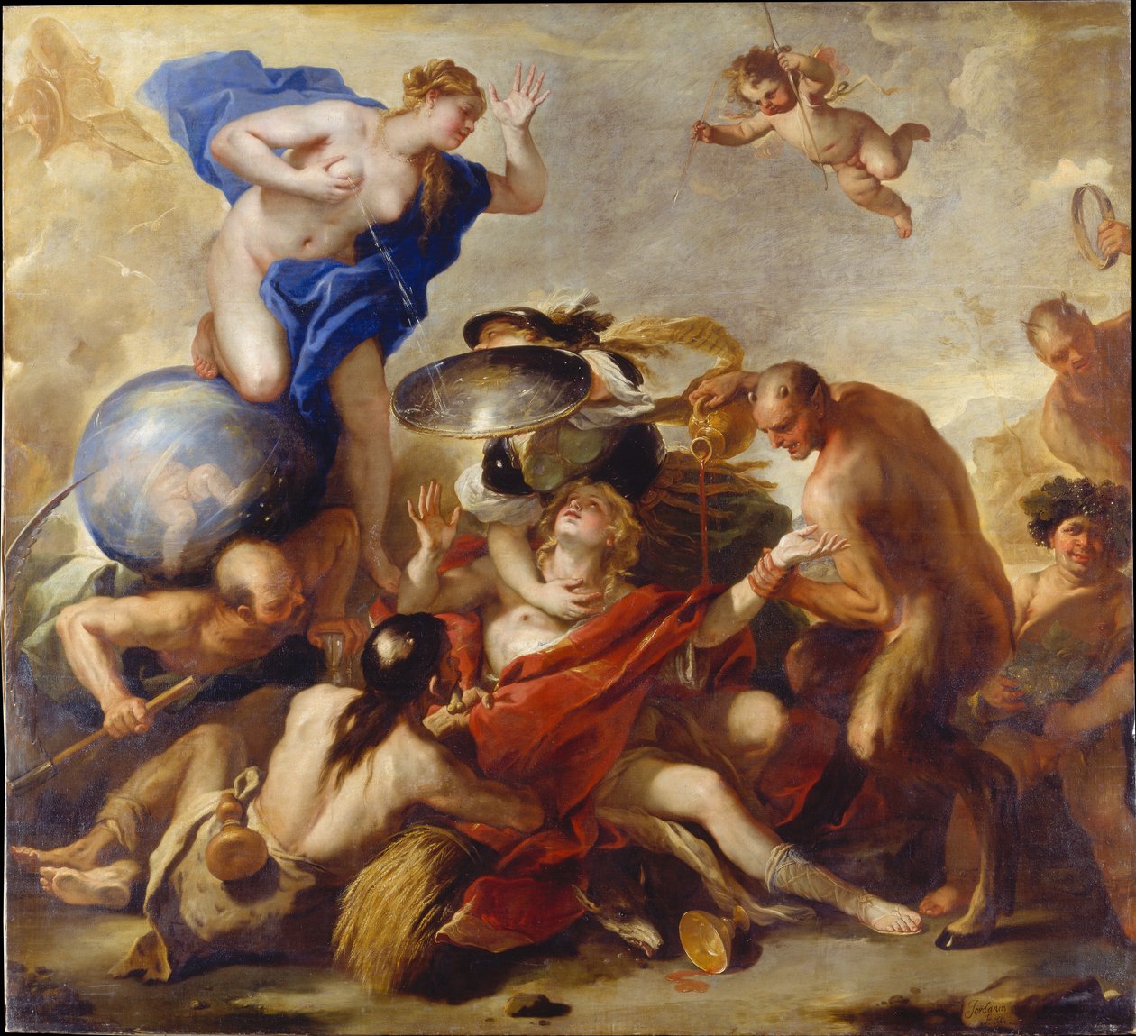 Jugend von den Lastern versucht alkotó: Luca Giordano