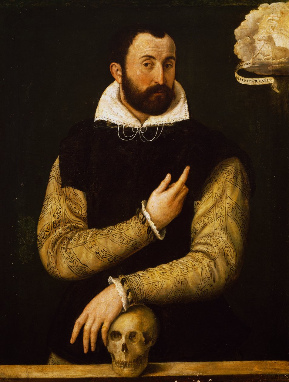 Girolamo Rossi portréja (olaj, vászon) alkotó: Luca Longhi