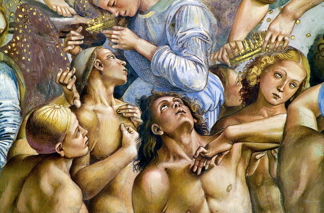 Választott, az Utolsó ítélet freskóciklusából alkotó: Luca Signorelli