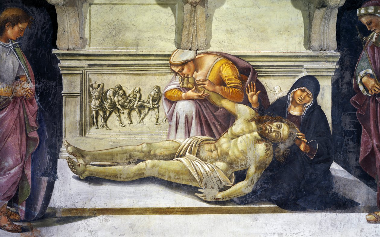 Siralom halott Krisztus felett alkotó: Luca Signorelli
