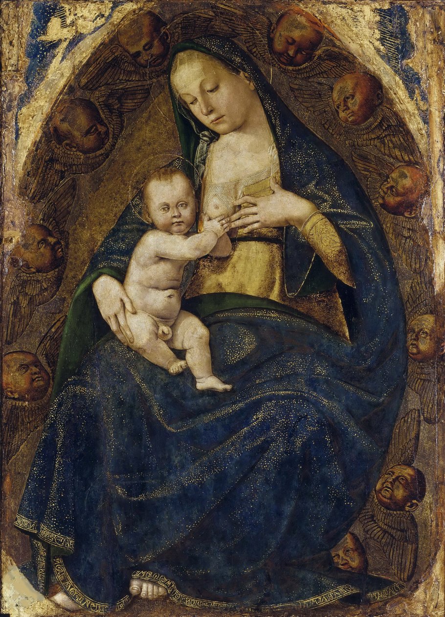 Ápoló Madonna, c. 1482-1485. alkotó: Luca Signorelli