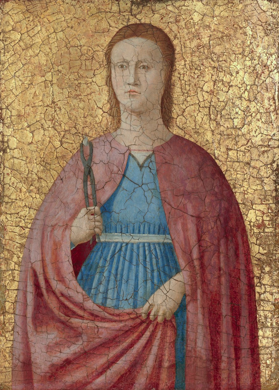 Santa Apollonia, 1468-69 körül (tempera és arany, tábla) alkotó: Luca Signorelli