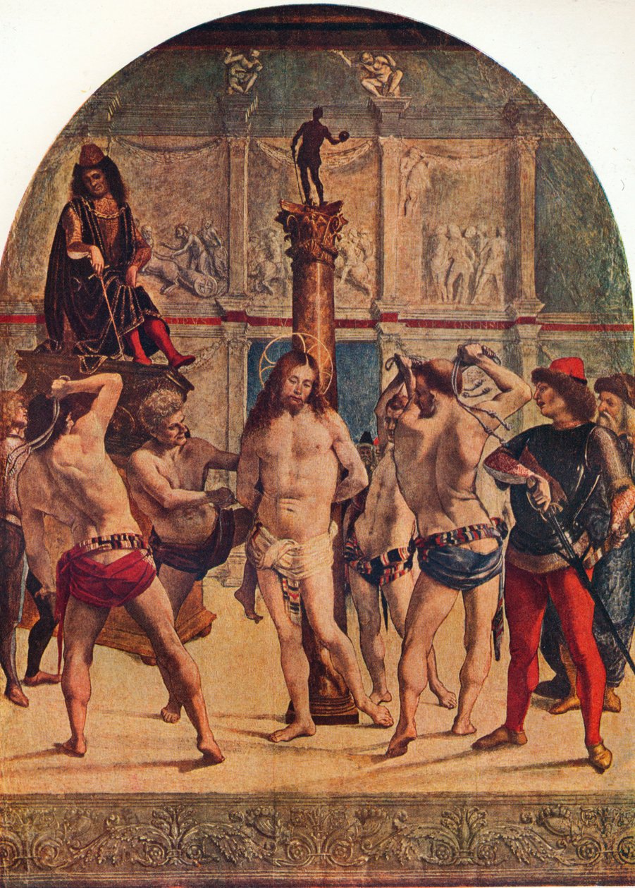 Krisztus korbácsolása, 1482-1485, 1930. alkotó: Luca Signorelli