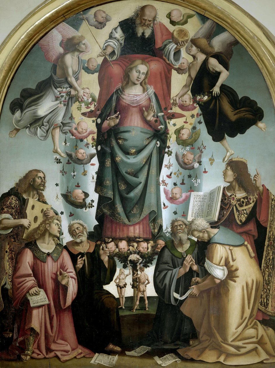 A Szűzanya szeplőtelen fogantatása, c. 1523. alkotó: Luca Signorelli