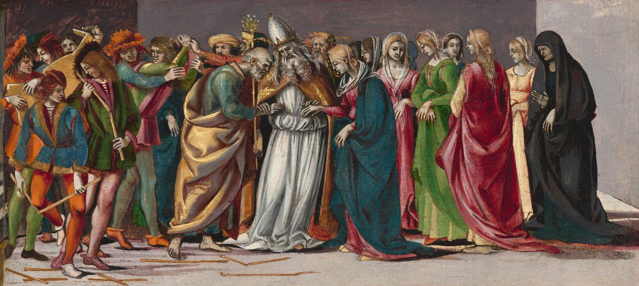 A Szűzanya házassága alkotó: Luca Signorelli