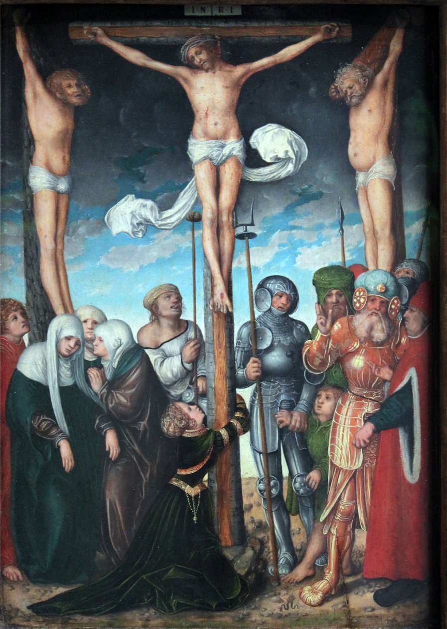 Krisztus keresztre feszítése alkotó: Lucas Cranach the Elder