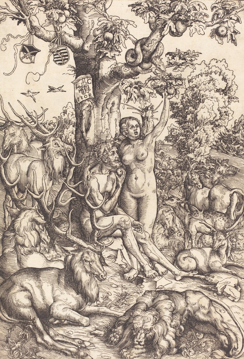 Ádám és Éva (Nemzeti Művészeti Galéria) alkotó: Lucas Cranach the Elder