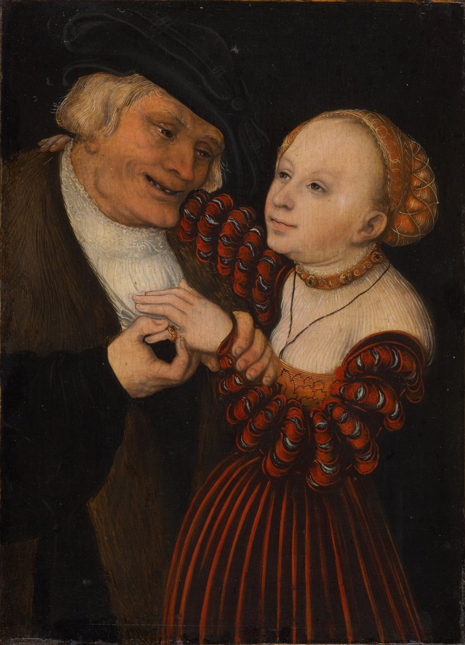Öregember és lány alkotó: Lucas Cranach the Elder