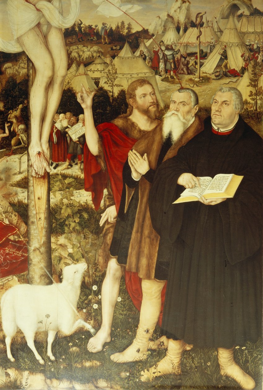 Krisztus a kereszten, 1552-55 (308464. részlet) alkotó: Lucas Cranach the Elder