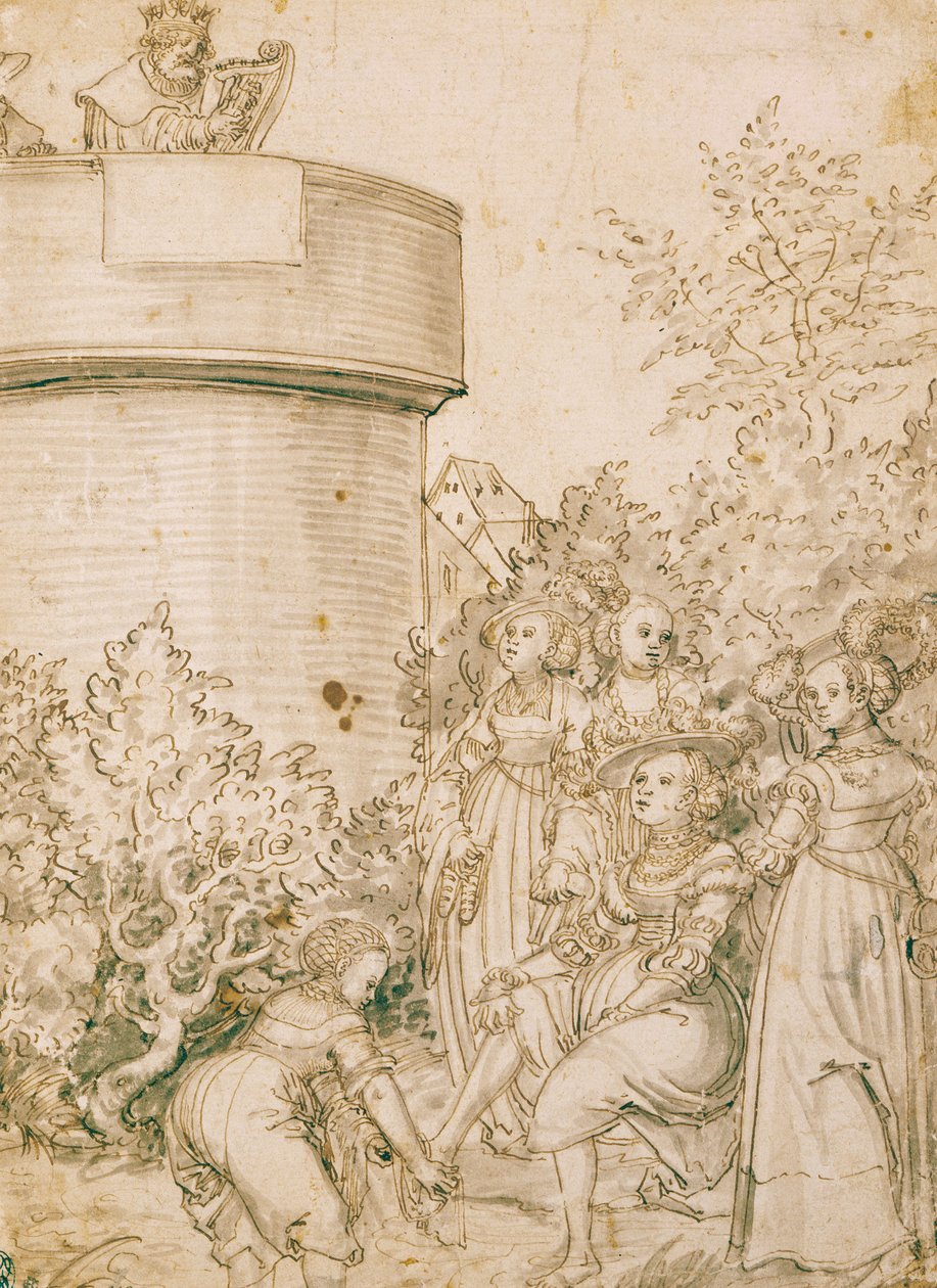 Dávid és Batseba alkotó: Lucas Cranach the Elder
