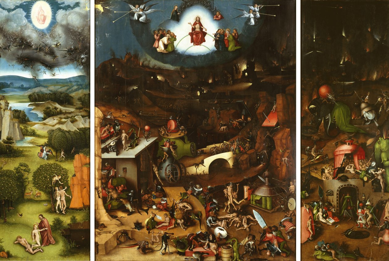 Szárnyas oltár az utolsó ítélettel alkotó: Lucas Cranach the Elder
