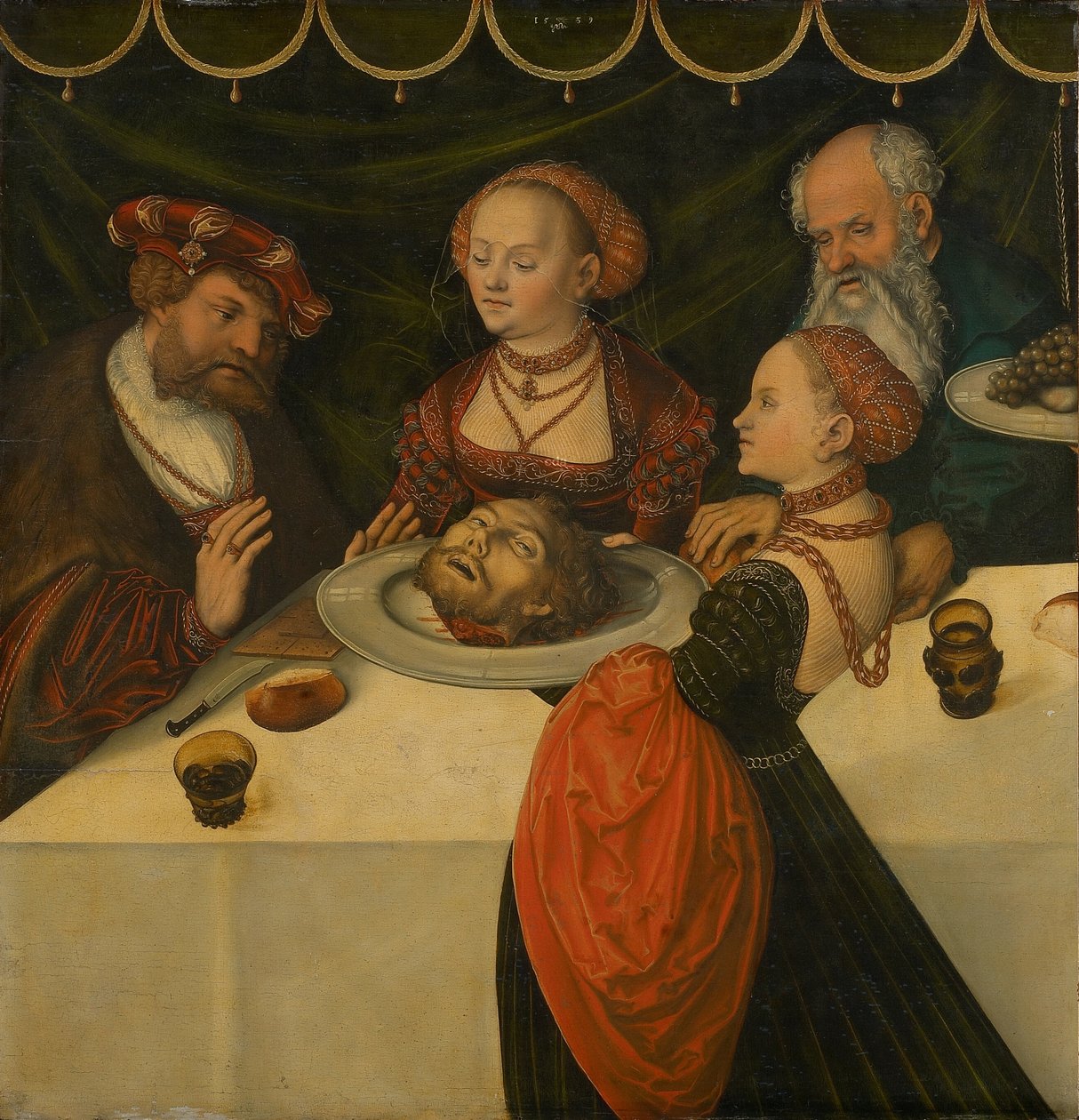 Heródes vacsorája alkotó: Lucas Cranach the Elder