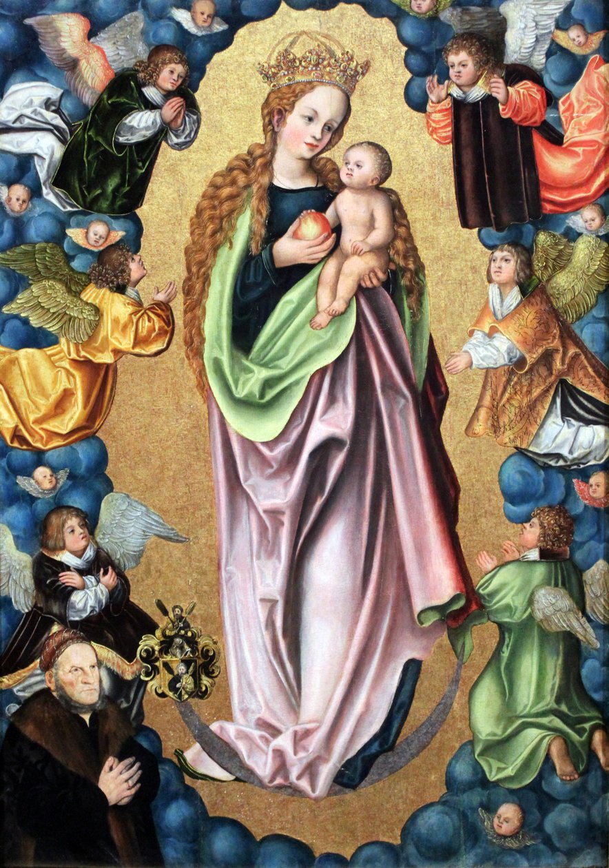 Madonna a félholdon alkotó: Lucas Cranach the Elder