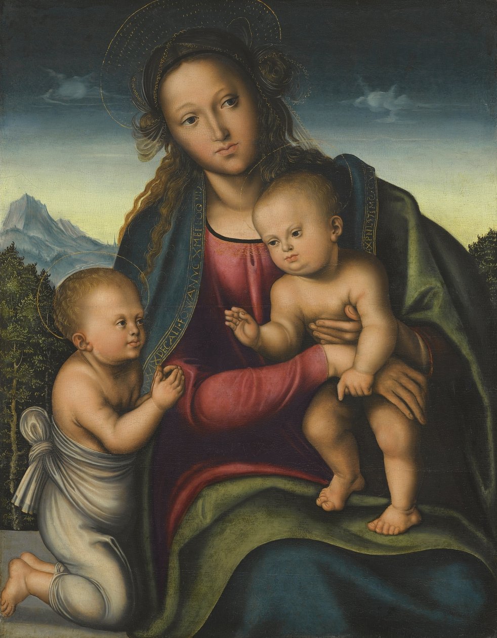 Madonna a kis Jézussal és Szent Jánossal alkotó: Lucas Cranach the Elder