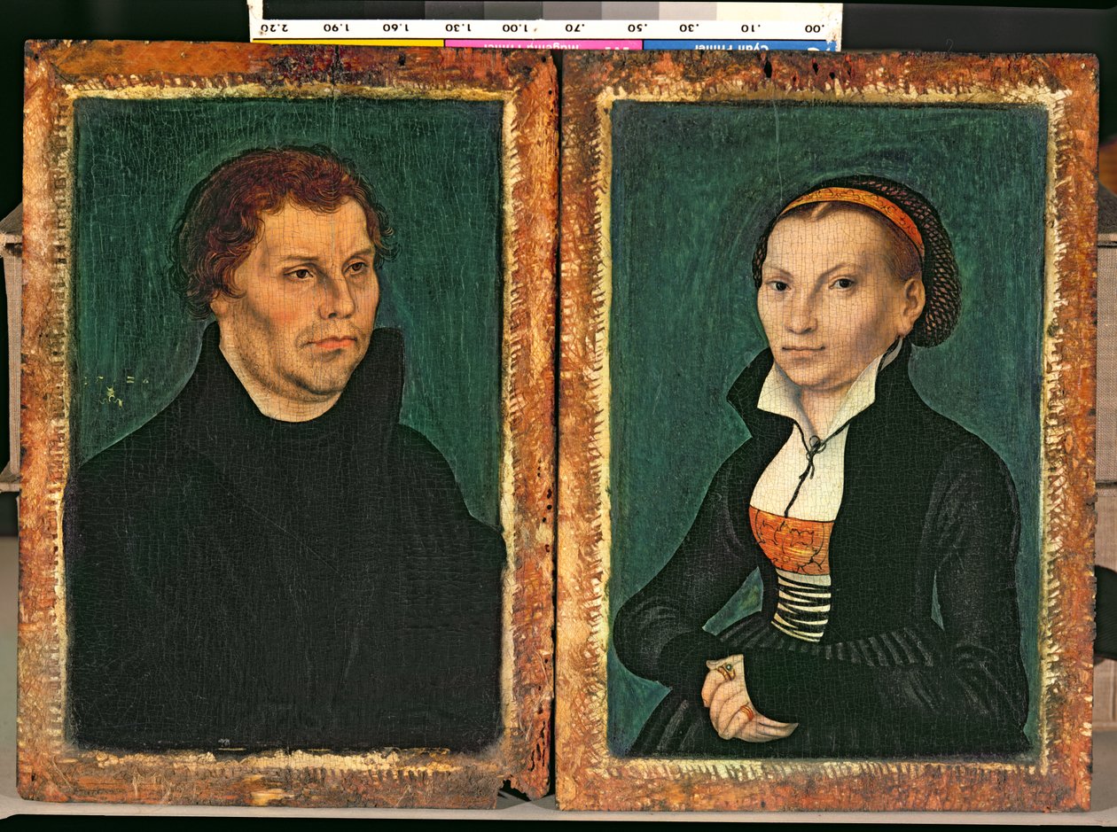 Luther Márton, Katharina von Bora, 1526 körül alkotó: Lucas Cranach the Elder