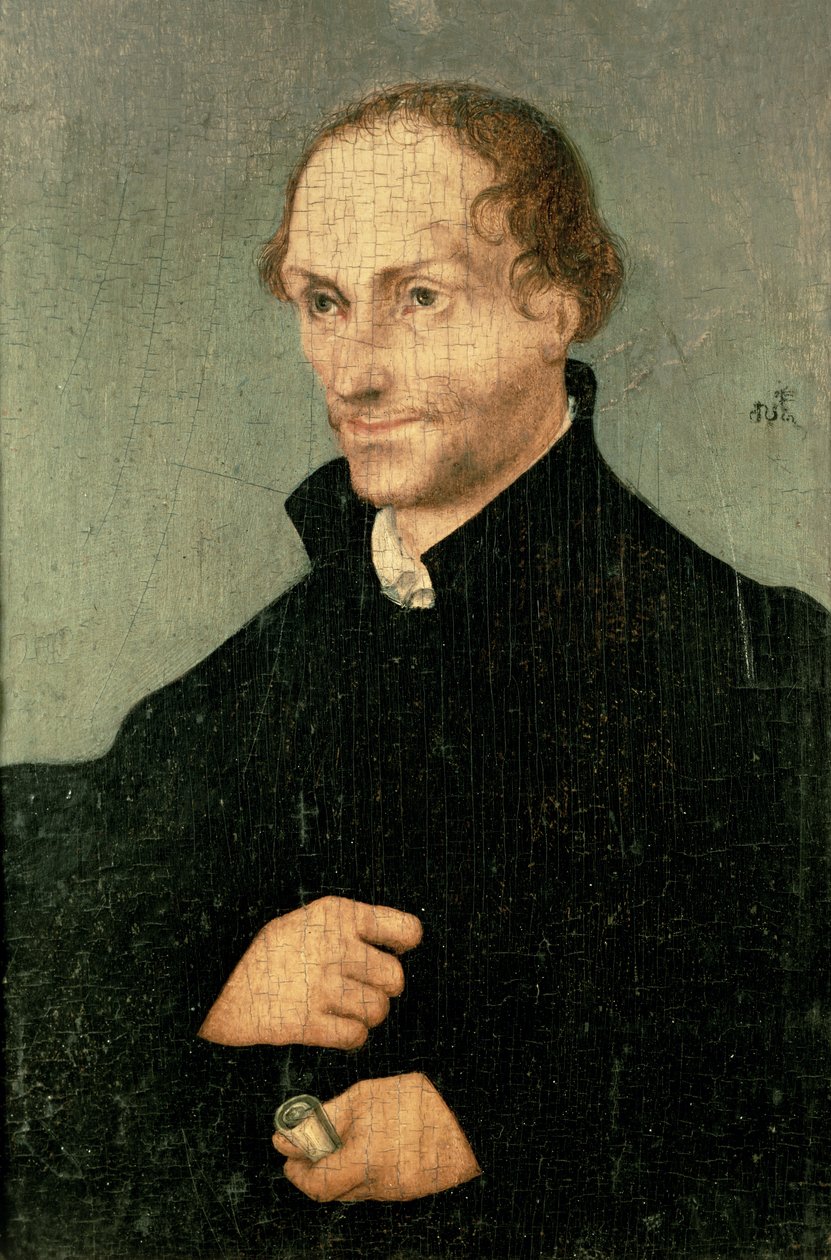 Philipp Melanchthon (1497-1560) portréja, 1532 alkotó: Lucas Cranach the Elder