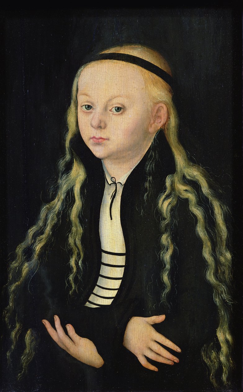 Fiatal lány portréja, valószínűleg Luther Magdolna (1529-42) alkotó: Lucas Cranach the Elder