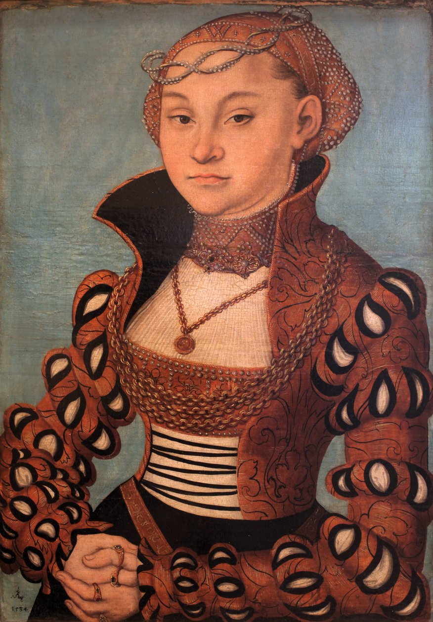 Nemes szász hölgy portréja alkotó: Lucas Cranach the Elder