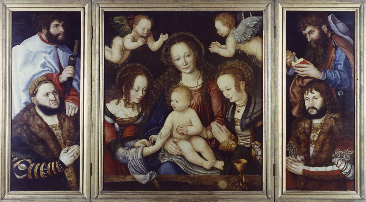 Fejedelmi oltárkép, 1510-12 alkotó: Lucas Cranach the Elder