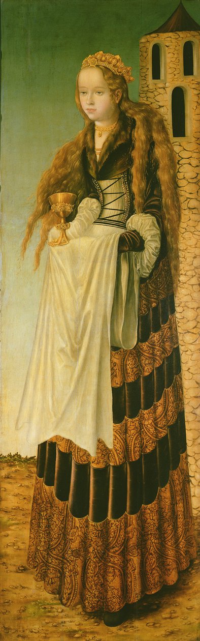 Szent Borbála, 1906 alkotó: Lucas Cranach the Elder