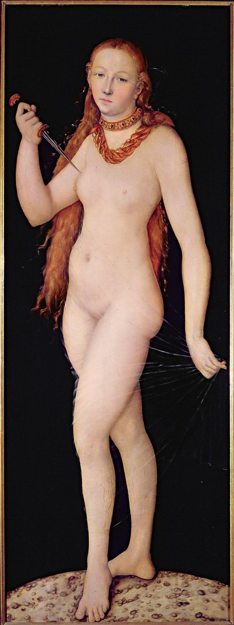 Lucretia halála, 1524 körül alkotó: Lucas Cranach the Elder