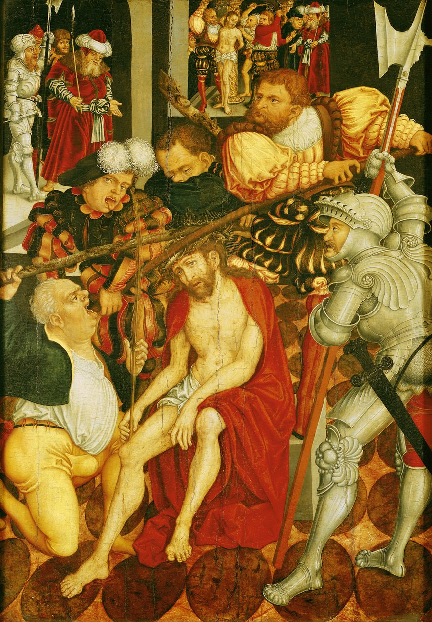 Krisztus kigúnyolása alkotó: Lucas Cranach the Elder