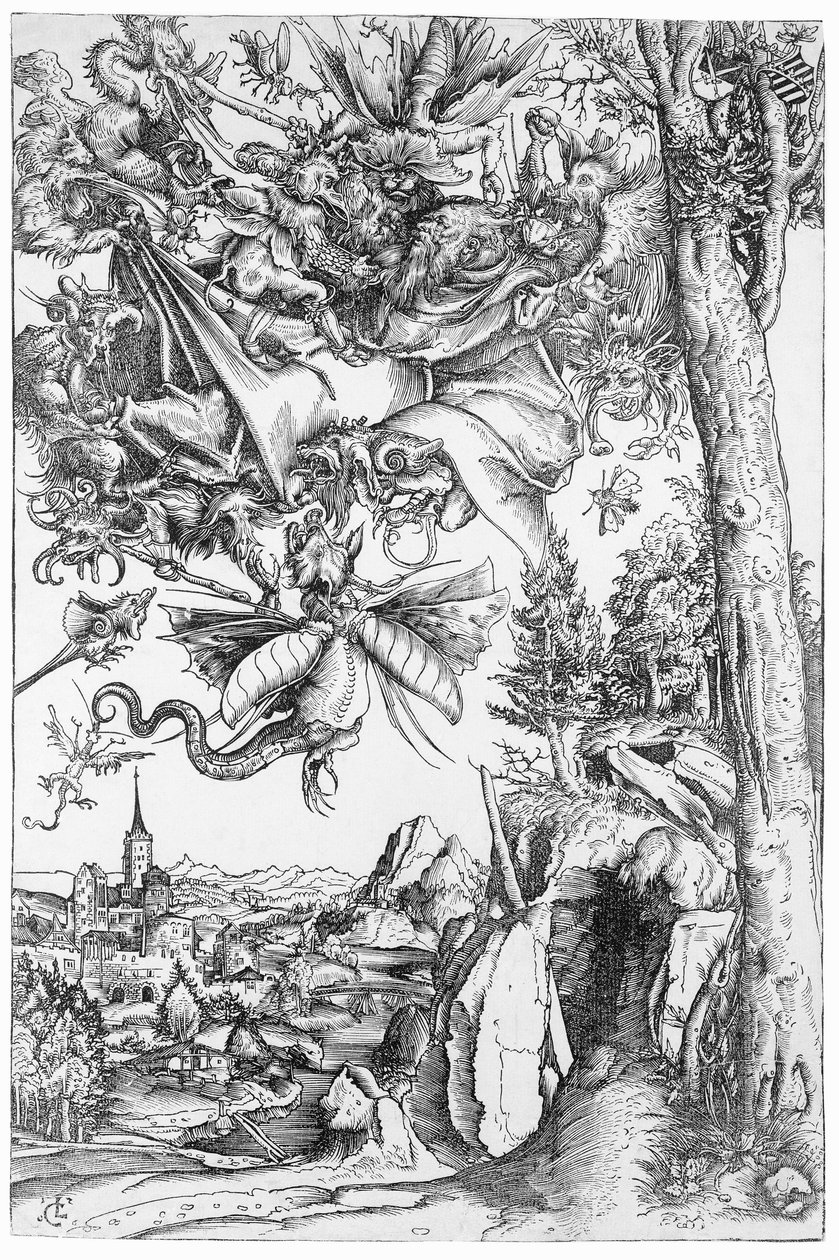 Szent Antal megkísértése, 1506 alkotó: Lucas Cranach the Elder