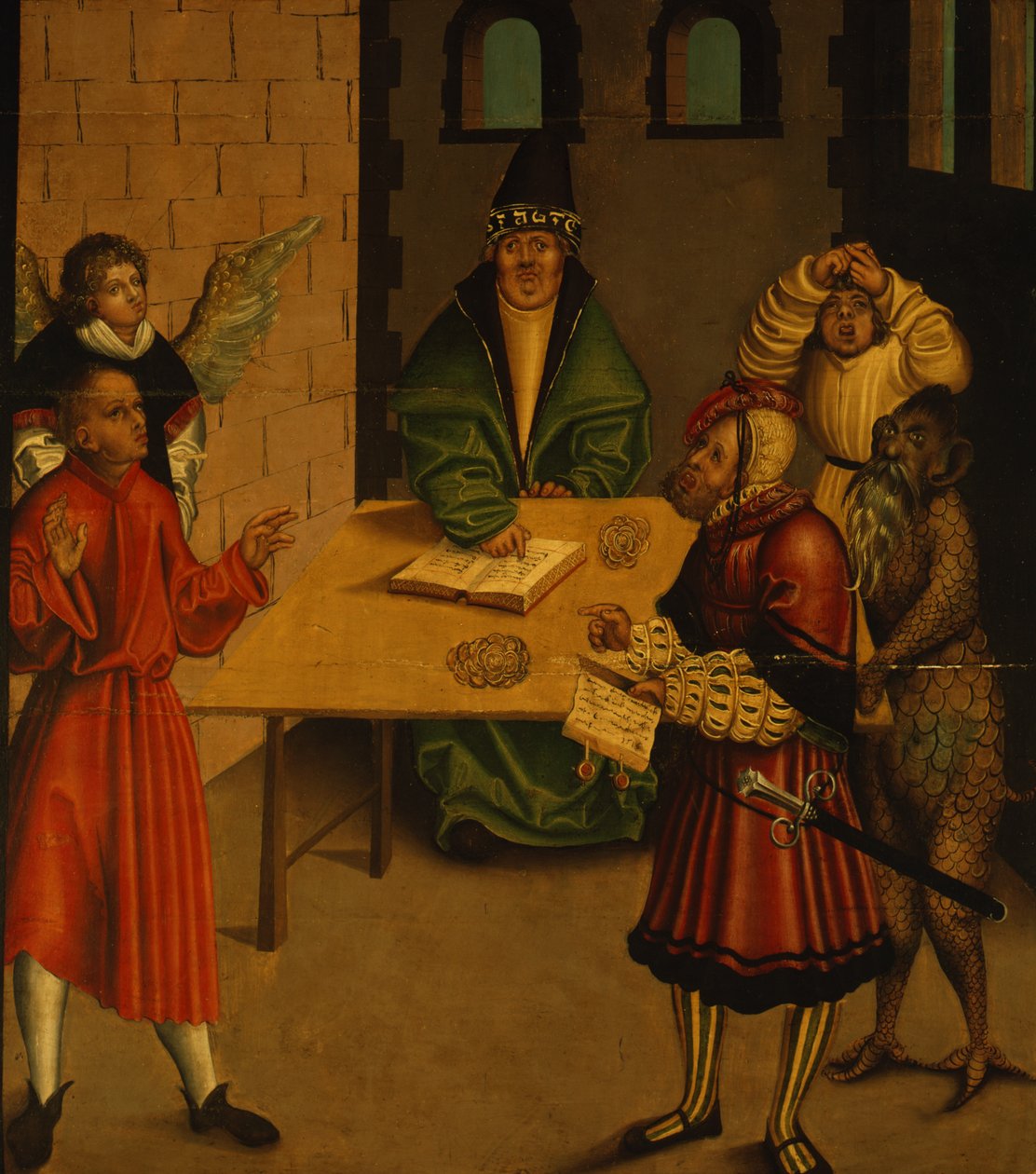 A Tízparancsolat, 1516 alkotó: Lucas Cranach the Elder