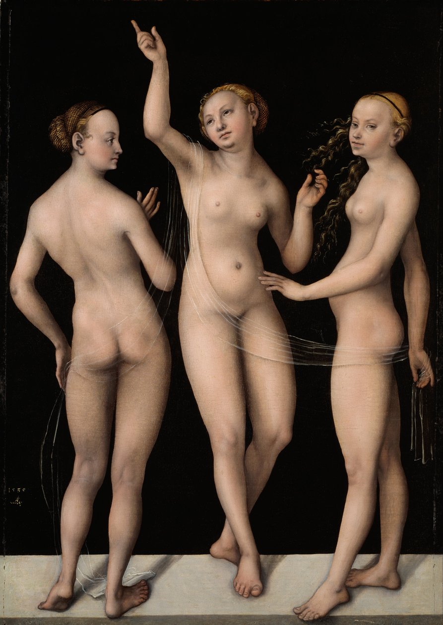 A három kegyelem alkotó: Lucas Cranach the Elder
