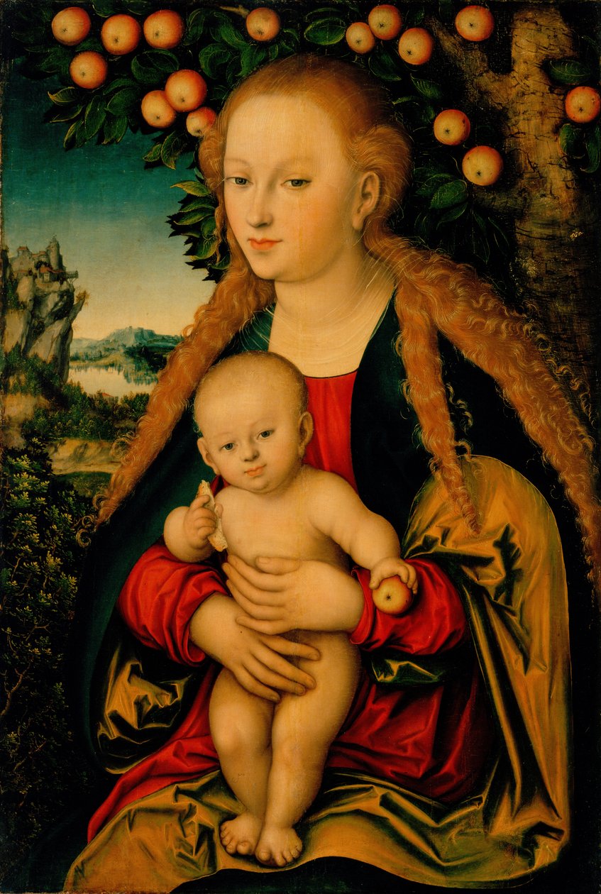 Szűz és gyermek almafa alatt alkotó: Lucas Cranach the Elder