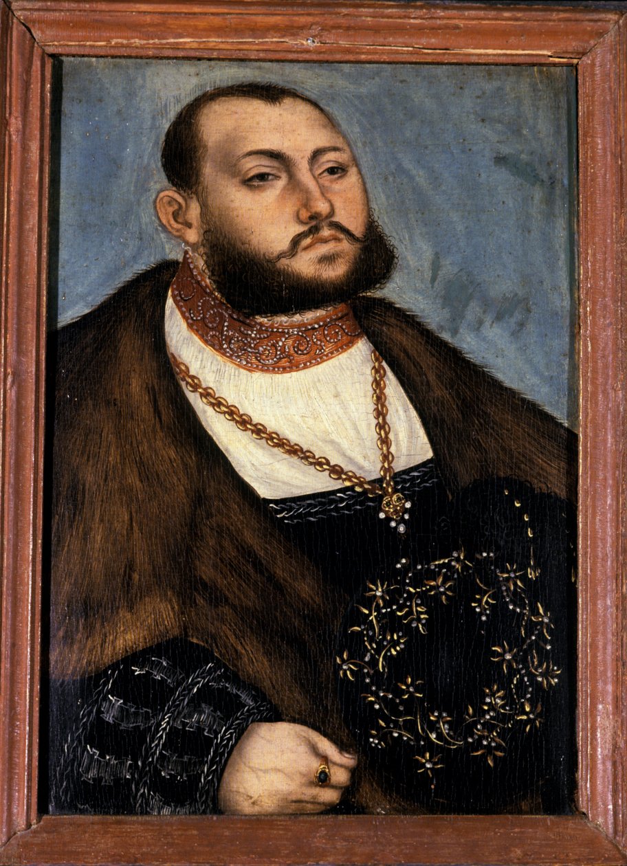 Nagyképű János Frigyes, Szászország választófejedelme, 1535 alkotó: Lucas Cranach the Elder