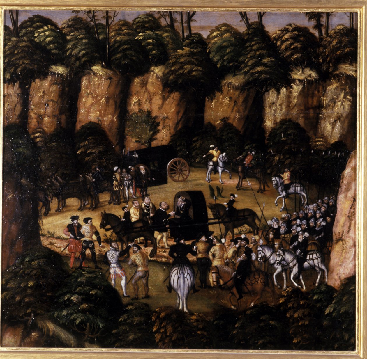 Nagyképű János Frigyes és V. Károly király, 1552 alkotó: Lucas Cranach the Elder