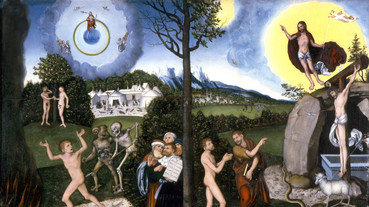 Kárhozat és üdvösség 1529 alkotó: Lucas Cranach the Elder