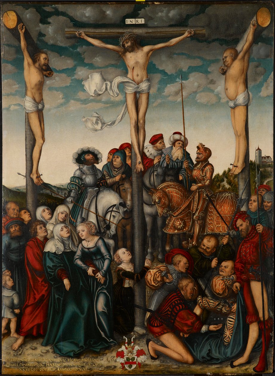 Keresztre feszítés alkotó: Lucas Cranach the Elder