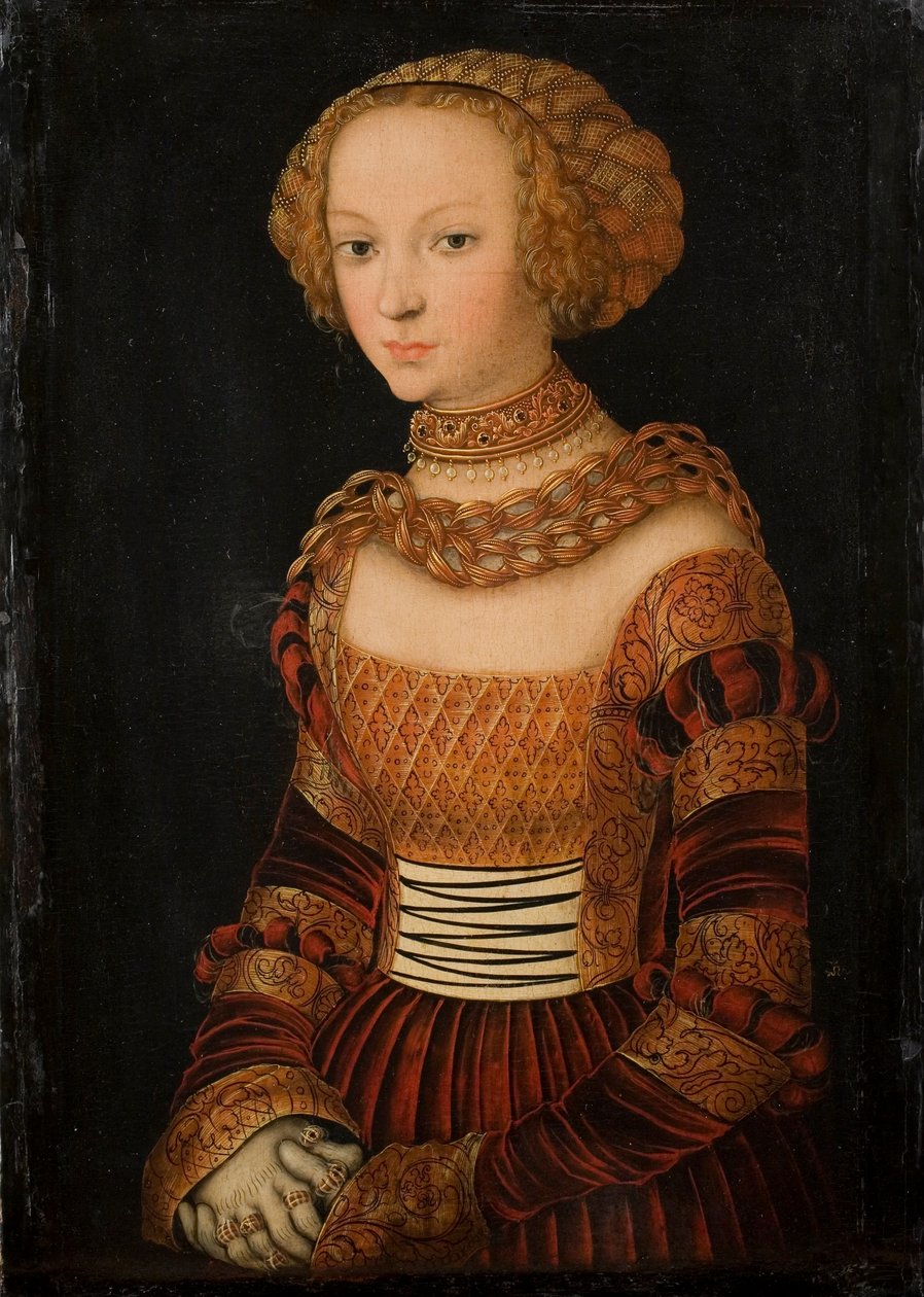 Egy fiatal nő portréja alkotó: Lucas Cranach the Elder