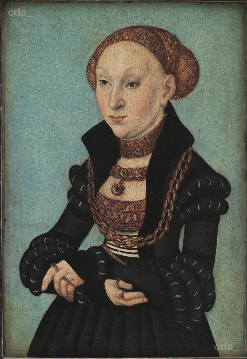 Szász Sibyl választóné portréja alkotó: Lucas Cranach the Elder
