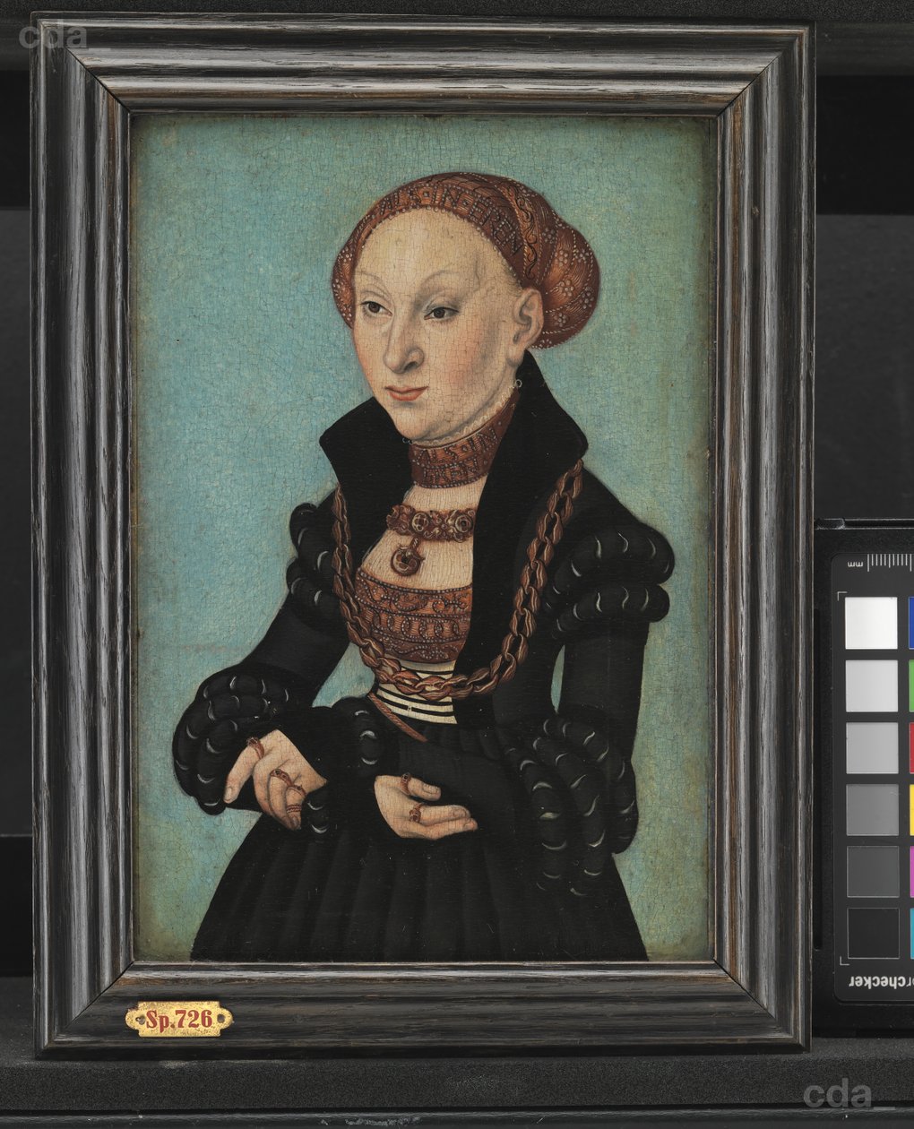 Sibyl szászországi választófejedelemasszony portréja alkotó: Lucas Cranach the Elder