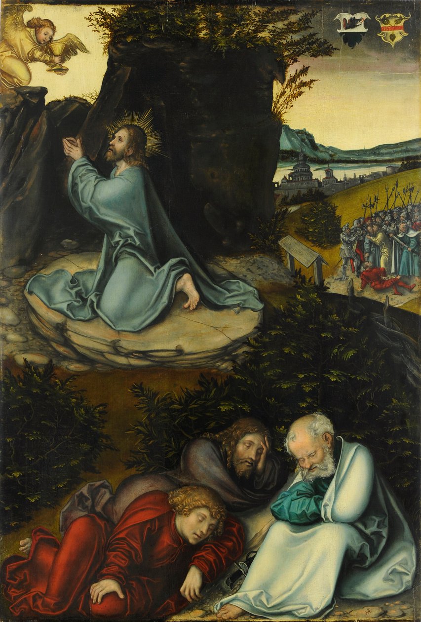 A Gecsemáné kertje / Krisztus az Olajfák hegyén alkotó: Lucas Cranach the Elder