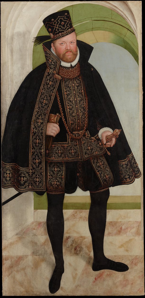 Auguszt, szászországi választófejedelem (1526-1586) alkotó: Lucas Cranach the Younger  