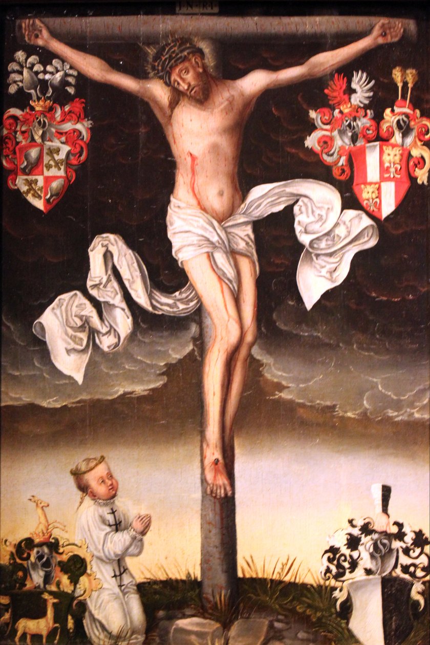 Egy gyermek sírfelirata egy lepelben alkotó: Lucas Cranach the Younger