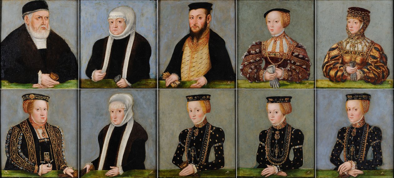 I. Zsigmond, Jagello, lengyel király családja alkotó: Lucas Cranach the Younger