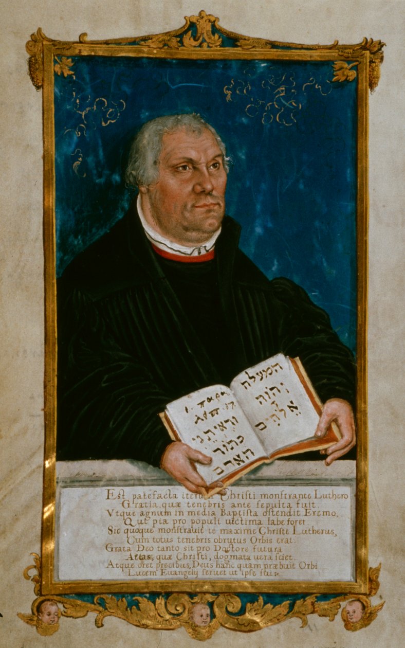 Luther-fordítás német Biblia, 1561 alkotó: Lucas Cranach the Younger