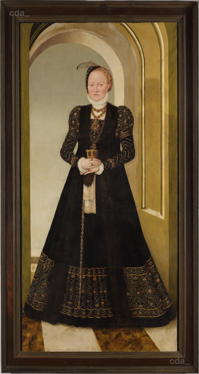 Anna választónév portréja alkotó: Lucas Cranach the Younger